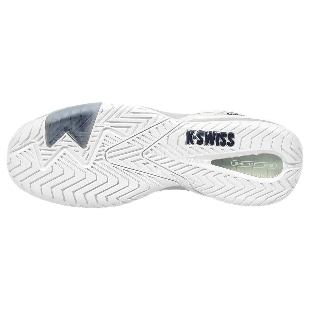 Sleek Silhouette Summer Walks K-Swiss Men's Ultrashot 4 - White/Peacoat