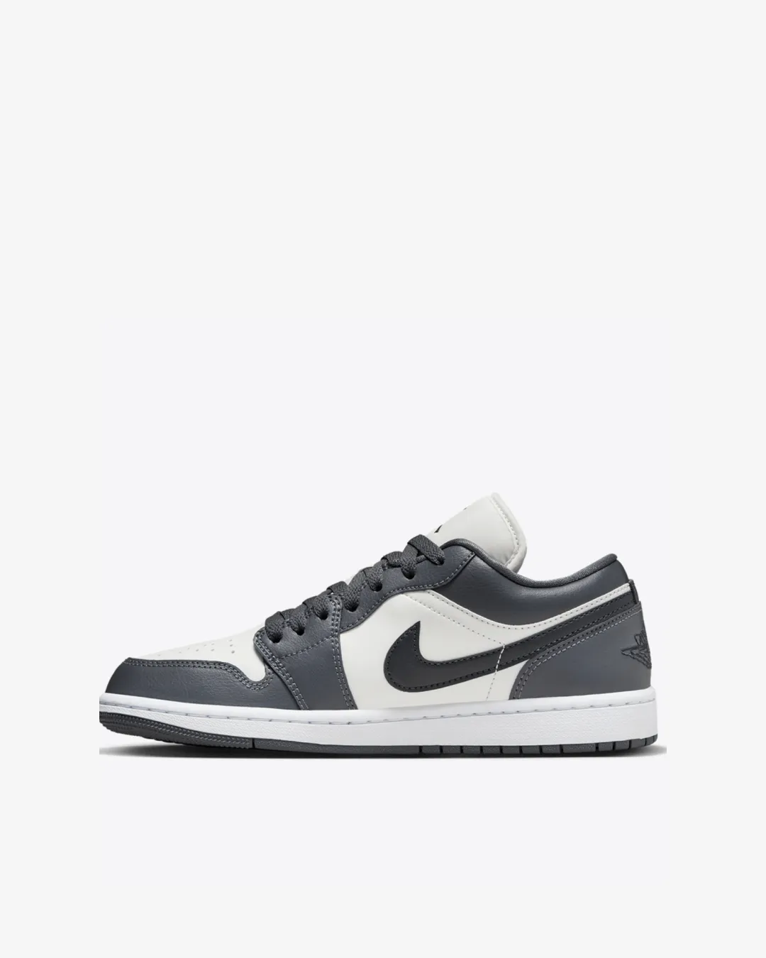 Air Jordan 1 Low Sail 'Dark Grey' Sneaker Ice Guard Multi Purpose