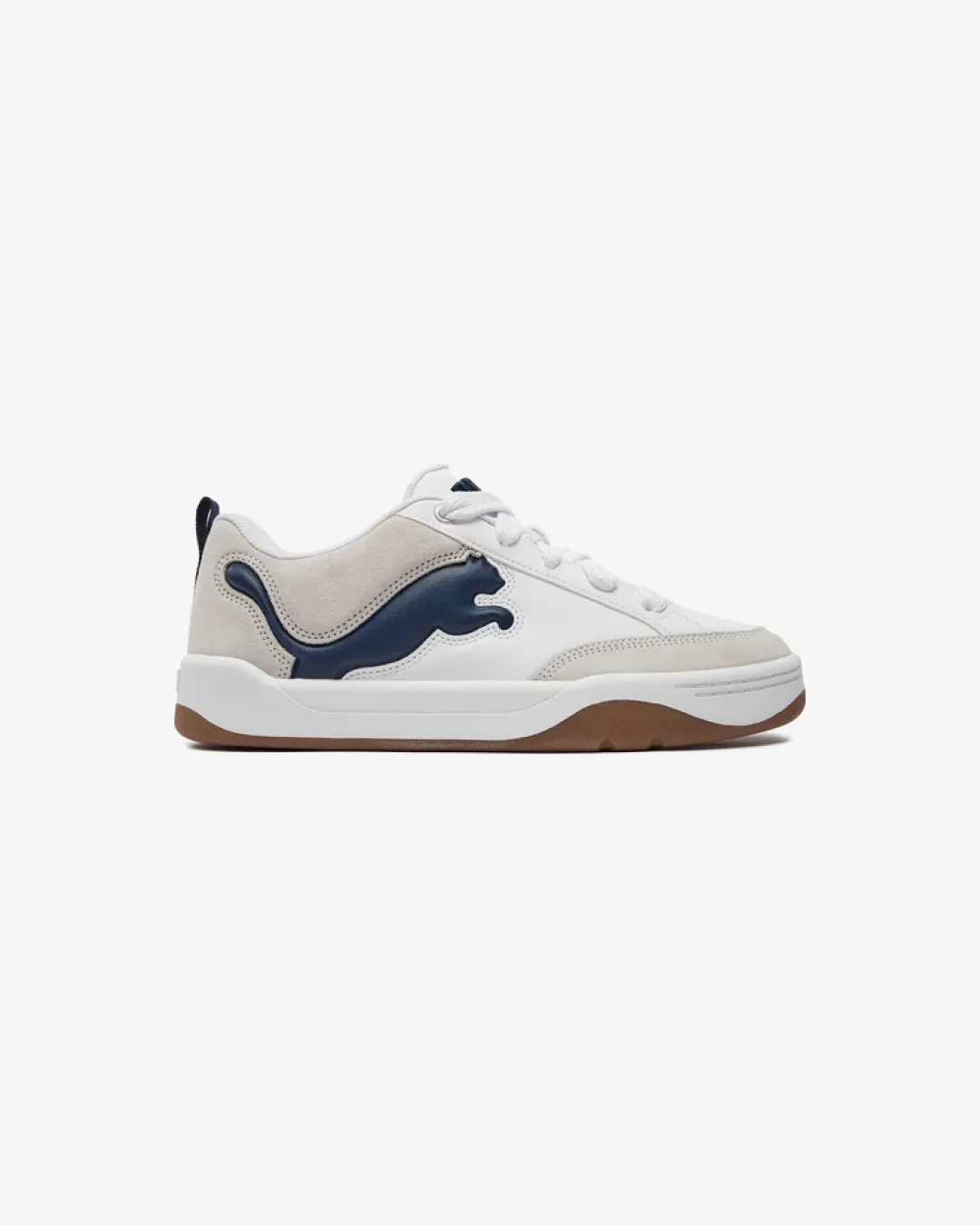 Puma Park Lifestyle SD?? White/Club Navy Sneakers wedding - themed running shoes roller skating shoes