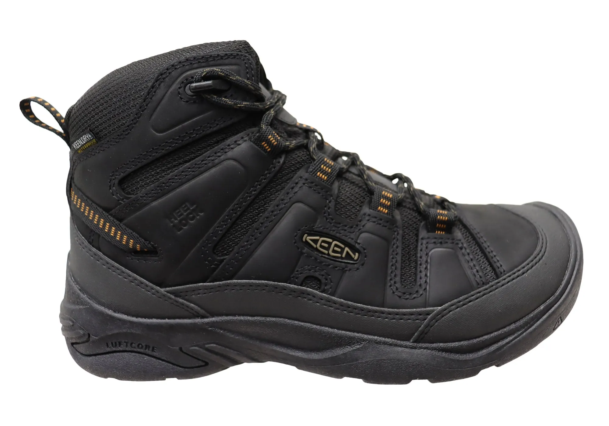 TPU Stability Keen Mens Comfortable Circadia Mid Waterproof Hiking Boots
